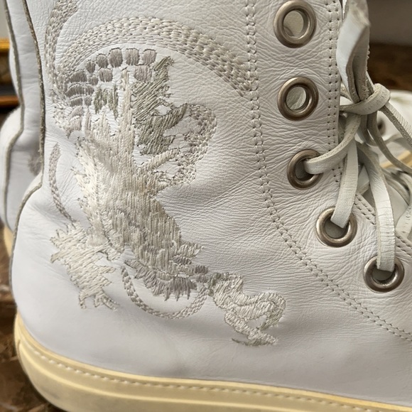 GUCCI MEN’s “RARE VINTAGE HIGH LEATHER HIGH TOPS” - Picture 8 of 16